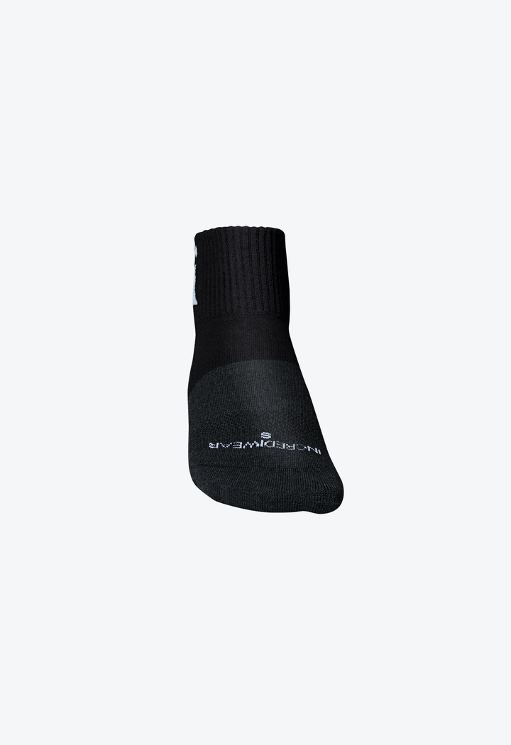Incrediwear Active Socks - Black - Quarter