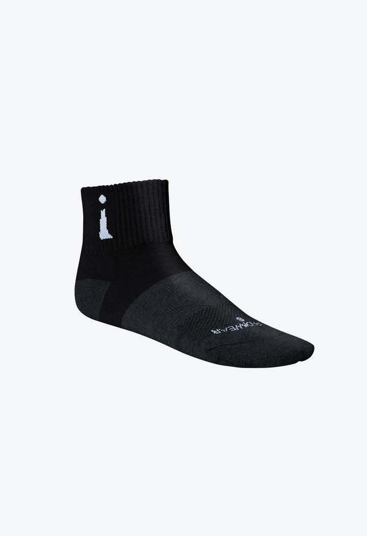 Incrediwear Active Socks - Black - Quarter